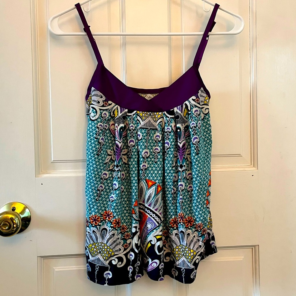 🌸 Express patterned blouse